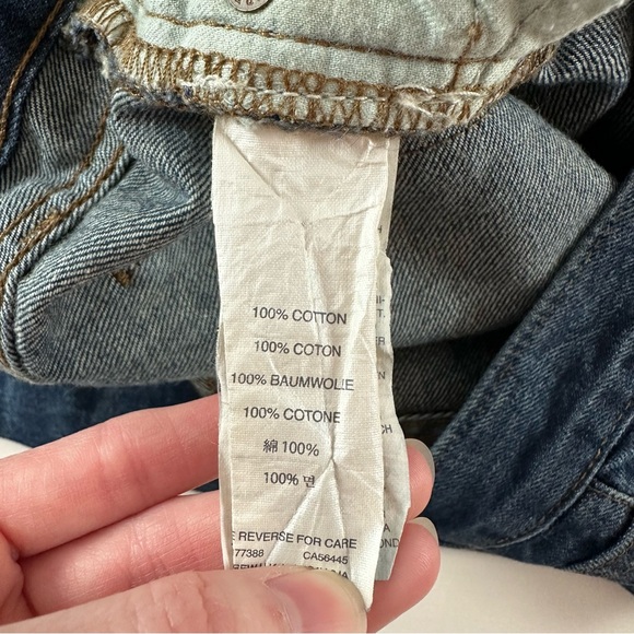 J. Crew Dark Blue Distressed Boyfriend Jeans Size 28 - Picture 9 of 11